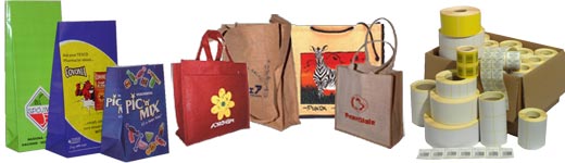 Paper Carrier Bag, Jute Carrier Bags, Adhesive Labels